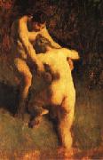 Jean Francois Millet Two Bathers painting